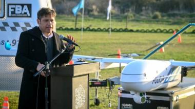 Kicillof visitó Olavarría: drones para seguridad rural y apoyo a la candidatura de Wesner