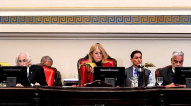 Sin la prensa y con desempate de Magario, el Senado aprobó las reelecciones indefinidas