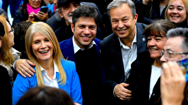 Kicillof abrió la campaña con un acto junto a Magario y Cascallares en la Tercera Sección