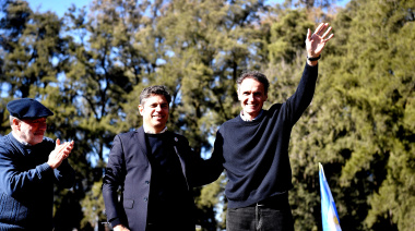 Kicillof y Katopodis inauguraron obras y arrancaron la campaña para las legislativas bonaerenses
