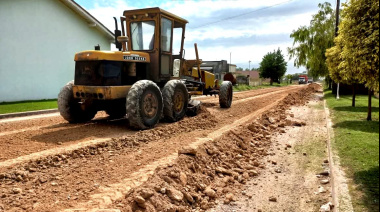 El municipio de Chaves reparó más de 80 cuadras y continua con obras en el distrito
