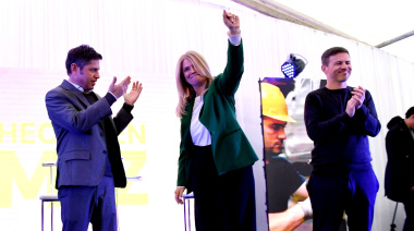 Magario llamó a la gente a votar a Fuerza Patria para frenar “el ajuste de Milei”