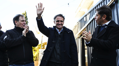 Kicillof y Katopodis abrieron un Mercado Fijo y pidieron “defender la obra pública en las elecciones”