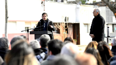 Kicillof y Alak inauguraron obras de ensanche y repavimentación de la Diagonal 74 en La Plata