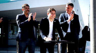 Después de la victoria bonaerense y de cara a octubre, Kicillof retomó las visitas a municipios