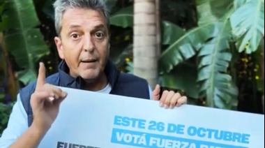 Con tutorial en las redes: Massa explicó cómo votar con la Boleta Única y llamó a apoyar a Fuerza Patria