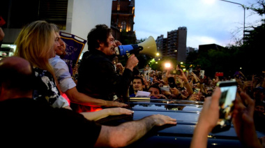 Historia sin fin: otro acto de campaña de Milei terminó con incidentes