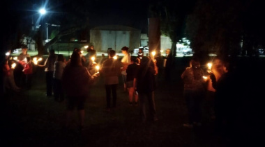 Conflicto en San Nicolás: vecinos acusan a Passaglia de dejar a oscuras la plaza central
