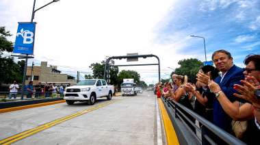 El Municipio de Brown habilitó al tránsito el nuevo Paso Bajo Nivel de Longchamps