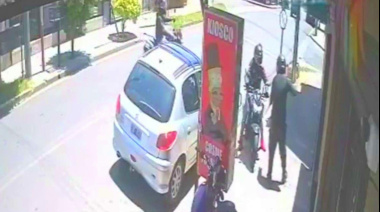 Salvaje golpiza, una docena de disparos y un increíble final para un robo de moto en Morón