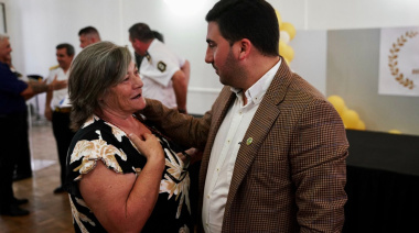 Egüen participó del 204º aniversario de la Policía Bonaerense en 25 de Mayo