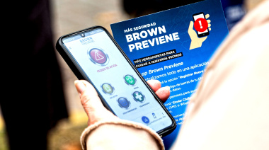 Salud y seguridad en el Municipio: más de 55 mil vecinos utilizan la aplicación "Brown Previene"
