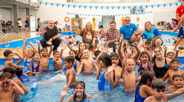 Fabiani y Paula Eichel recorrieron la Colonia Municipal de Verano de Almirante Brown