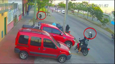 Efectivo de la Policía de la Ciudad se enfrentó a balazos con manada de motochorros que le pretendió robar