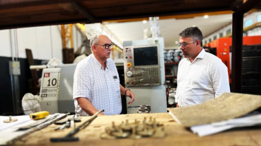 Hourcade visitó el Parque Industrial de Venado Tuerto con vistas al Parque de Magdalena