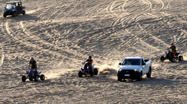 Pinamar en contra del fallo judicial que prohíbe cuatris en “La Frontera”