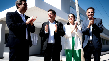 Kicillof inauguró obras y levantó la bandera del “Estado presente” con chicanas a Milei