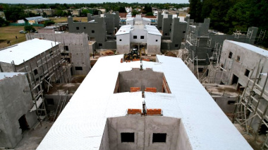 El Municipio de Brown y la Provincia avanzan con las obras de viviendas en el barrio Don Orione