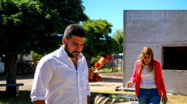 25 de Mayo: Egüen puso en marcha la segunda etapa de las obras en la Casa del Niño
