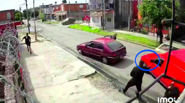 Como Colapinto en Australia: esquivó el auto de los ladrones y le dispararon a quemarropa