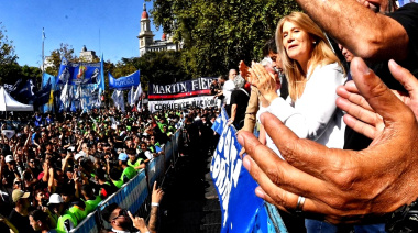 Magario participó de la marcha del 24M y comparó el modelo de MIlei con el de la Dictadura