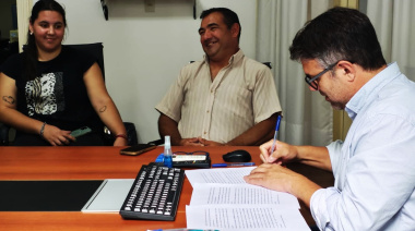 El municipio de Magdalena firmó un convenio clave para la puesta en valor de la Sociedad de Fomento Vieytes