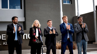 Desde Olavarria, Kicillof pidió que la Corte acompañara el reclamo por los fondos que debe Milei