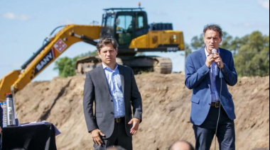 Kicillof dio de baja una obra millonaria en un distrito libertario y despertó la polémica
