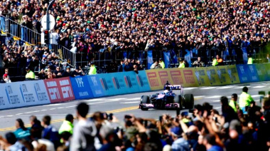 Jorge Macri celebró el operativo durante el road show de Franco Colapinto en CABA