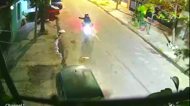 Motochorros siguieron e intentaron asaltar a un delivery en Morón