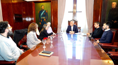 Alak recibió al nuevo decano de Humanidades para potenciar políticas públicas con la UNLP