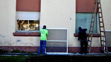 25 de Mayo: avanzan las obras de infraestructura en el Hospital Saturnino E. Unzué