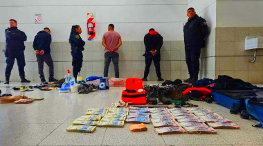 La Policía de Bahía Blanca detuvo a boqueteros que robaron $36 millones de un comercio
