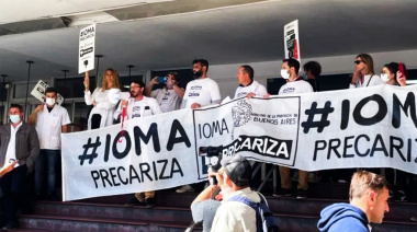 Médicos platenses acusan a Kicillof de usar a IOMA como el "sostén financiero" de la Provincia