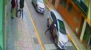 Increíble emboscada de motochorros en Tres de Febrero