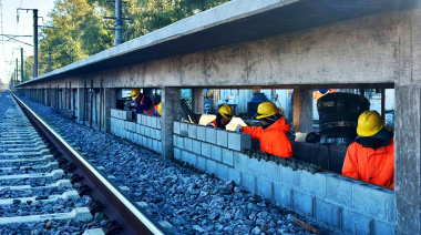 El Municipio de Brown retomó la construcción de la Estación de Trenes de la Universidad
