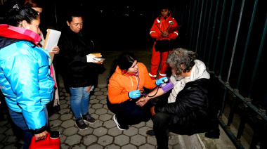 Ante la ola polar, La Plata activó un plan de contingencia para personas en situación de calle