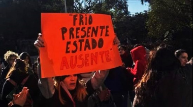 Estudiantes marcharon al Municipio de San Isidro por falta de calefacción en las escuelas
