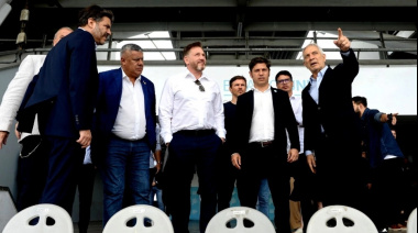 Chiqui Tapia y Kicillof avanzan con el plan de convertir al Estadio Único de La Plata en la "casa de la Selección"