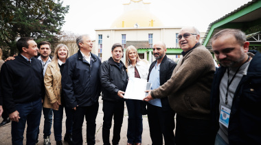 Cascallares y Fabiani recibieron a Kicillof en la Jornada Patria por la Cultura del Encuentro