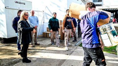 El Municipio de Brown articuló donaciones del Parque Industrial para el Hospital Lucio Meléndez