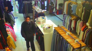 Lo apodan "tortuga" pero fue rápido y robó una tienda de ropa en Necochea