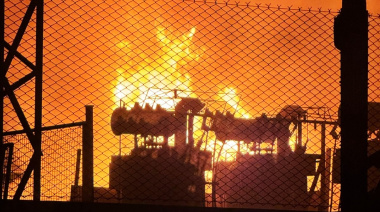 Apagón masivo en La Plata: el impactante incendio en la subestación de Edelap en Tolosa