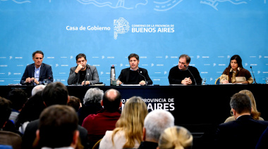Kicillof presentó el plan provincial de prevención y mitigación del fenómeno del “Súper Niño”