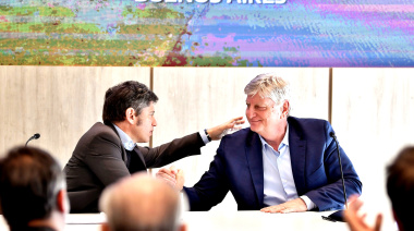 Kicillof y Ziliotto coordinaron obras frente al “Súper Niño" y reclamaron a Milei por el Fondo Hídrico