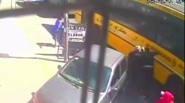 Interceptó a un ladrón y casi los atropella un colectivo en José C. Paz