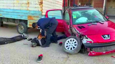 Operativo cerrojo y choque: detuvieron a adolescentes cuando escapaban de un intento de robo