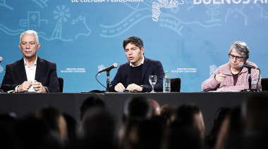 Kicillof habló del recorte en educación de Milei, pero esquivó el conflicto docente bonaerense