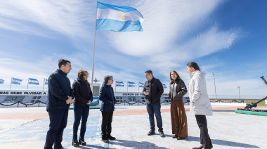 Magdalena Sierra recorrió obras y visitó centros de cuidado, durante su visita al Municipio de Río Grande