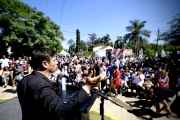 Kicillof inauguró una escuela en Ituzaingó y marcó la diferencia con Milei: “No creemos en el ajuste”